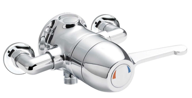 Nuie Lever Handle Exposed Sequential Thermostatic Shower Valve- Chrome