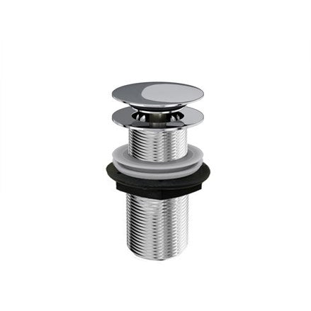 Clearwater Unslotted Push Down Spring Operated Basin Waste - W22