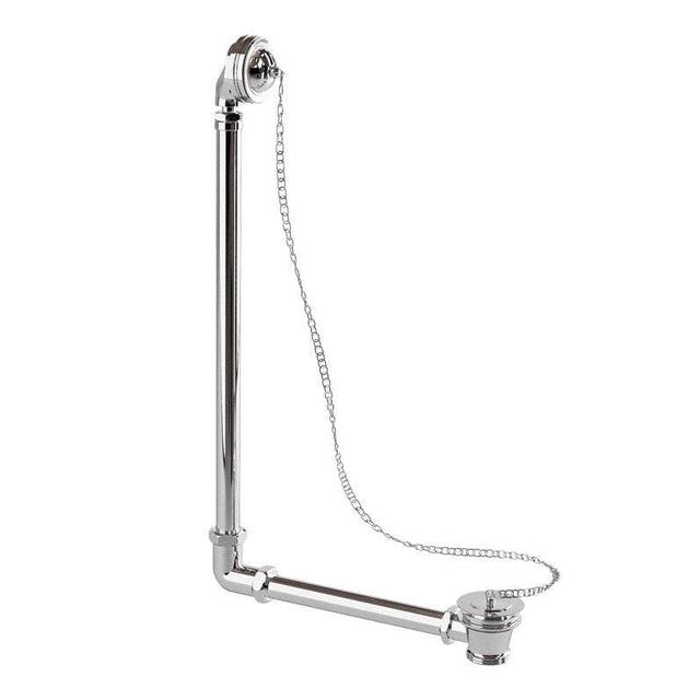 Burlington External Single Ended Bath Plug & Chain Waste - W4
