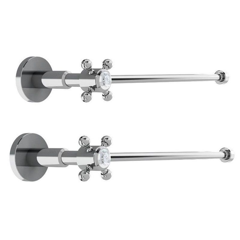 Burlington Chrome Basin Tap Shut Off Valves - W28