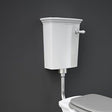 RAK Washington Low Level Cistern with Front Lever & Flush - White - WT23AWHA