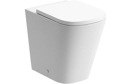 Prystine Loddington  BTW Comfort Height Toilet Pan & Soft Close Toilet Seat - Rimless - White - PRIS1888