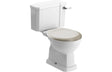 Prystine Teti Close Coupled Toilet With D/F Cistern & Soft Close Seat - Matt Latte - PRIS105578