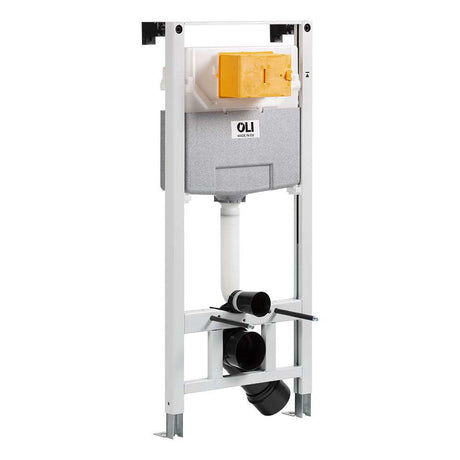 JTP Toilet Fixing Frame with built-in dual flush cistern and sturdy 120cm frame for wall-hung toilets installation