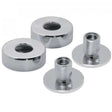 Vado Pair of Shower Elbows with Chrome Shrouds for modern bathroom plumbing, durable and sleek design