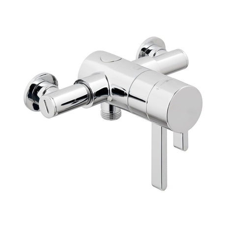 Vado Edit 1 Outlet Exposed Thermostatic Shower Valve 1/2" - Polished Chrome - WG-179M-CP
