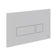 Vado Cameo Square Button Flush Plate - Matt White -  WG-195-SQ-MW
