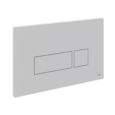 Vado Cameo Square Button Flush Plate - Matt White -  WG-195-SQ-MW