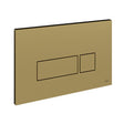 Vado Cameo Square Button Flush Plate - Matt White -  WG-195-SQ-SBR