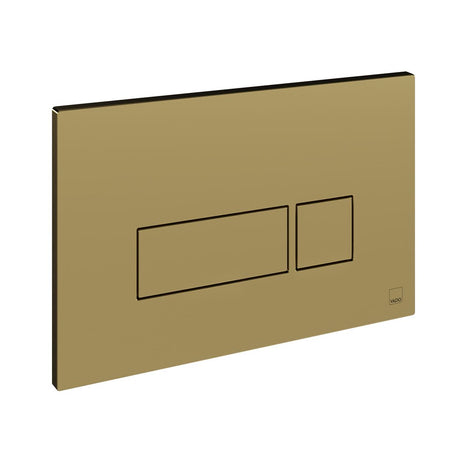 Vado Cameo Square Button Flush Plate - Matt White -  WG-195-SQ-SBR