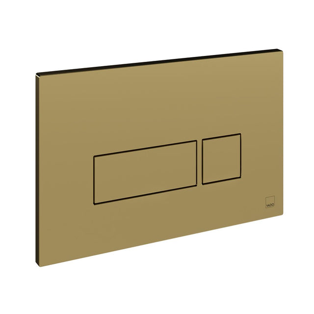 Vado Cameo Square Button Flush Plate - Matt White -  WG-195-SQ-SBR