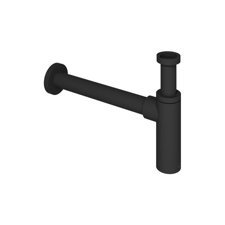 Vado Contemporary Round Bottle Trap 1.1/4” with 35mm Outlet - Matt Black - WG-461/RO-MB