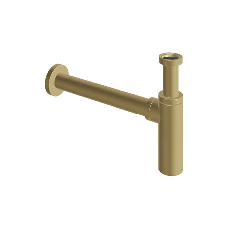 Vado Cameo Round Bottle Trap - Satin Brass - WG-461/RO-SBR