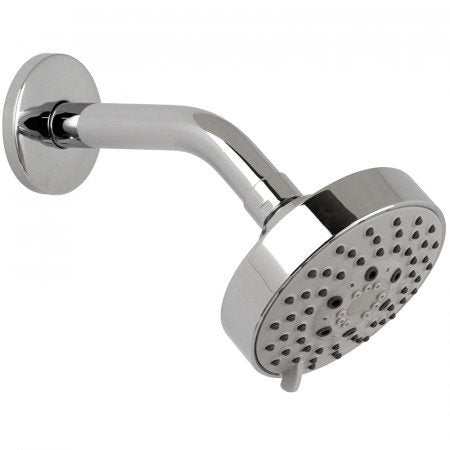 Vado Multi Function Shower Head with chrome shower arm for modern bathrooms
