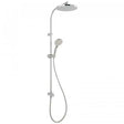 Vado Rigid Riser Kit chrome shower valve with diverter and integral outlet for concealed valves