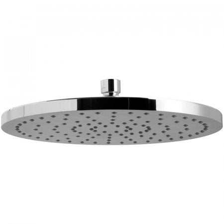 Vado Saturn Single Function round fixed shower head 10 inch chrome finish