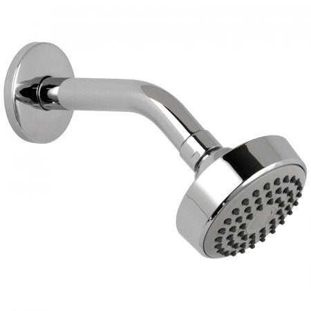 Vado Single Function Shower Head with chrome shower arm designed for consistent water flow and modern bathrooms