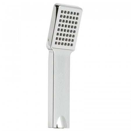 Vado Rectangular Single-Function chrome shower handset with rub-clean nozzles and sleek modern design