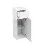 Britton Floor Standing One Drawer Unit 300mm - White - AD32W