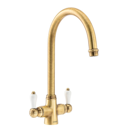 Carron Phoenix Windsor Two Lever Kitchen Mixer Tap - Brass - 115.0689.775