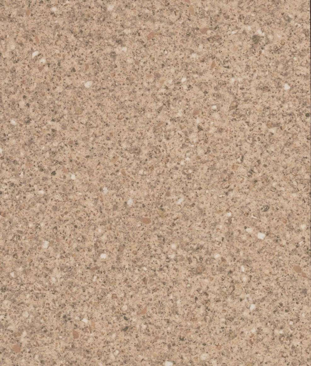 Close-up texture of Hudson Reed Taurus Sand radiator panel with a sand-colored, speckled finish
