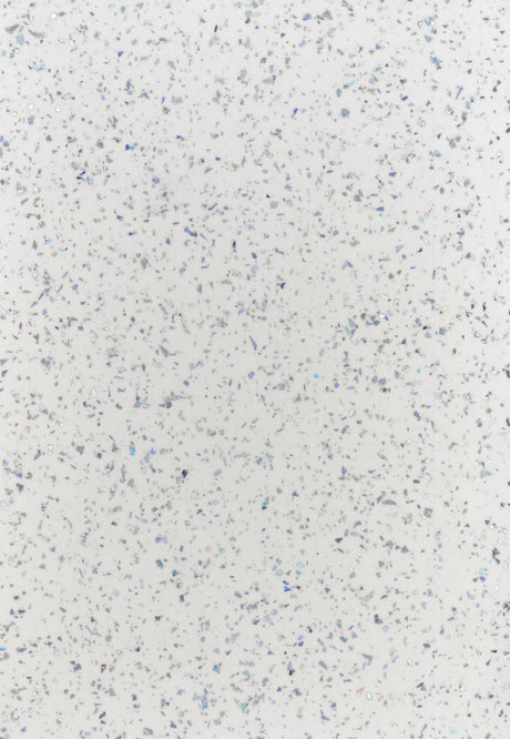 Hudson Reed White Sparkle high gloss bathroom wall panel with sparkling white diamond effect and durable polyester resin finish