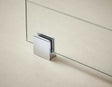 Nuie Polished Chrome Contemporary Wetroom Screen Support Foot - WRSF00