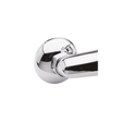 Nuie Chrome Contemporary Pair Of Wall Mounted Couplings - X3130
