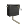 Nuie Toilet Front and Top Access Concealed Dual Flush Cistern with chrome button and durable construction