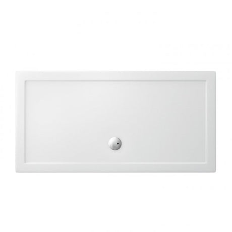 Britton Zamori Rectangular Shower Tray 1500mm x 800mm - White - Z1181