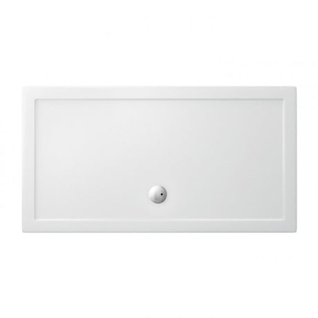 Britton Zamori Rectangular Shower Tray 1600mm x 700mm - White - Z1182