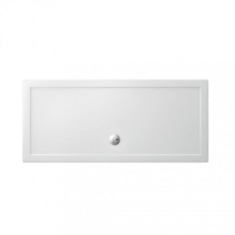 Britton Zamori Rectangular Shower Tray 1800mm x 800mm - White - Z1343