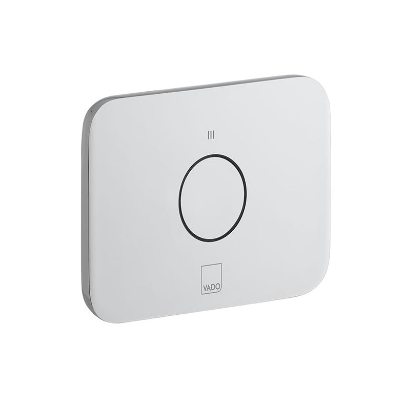 Vado Zone 1 Button 1 Outlet Horizontal Concealed Stop Valve to pair - Chrome - ZON-143-H-CP