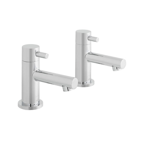 Vado Zoo Deck Mounted Basin Pillar Taps - Polished Chrome - ZOO-106-C/P