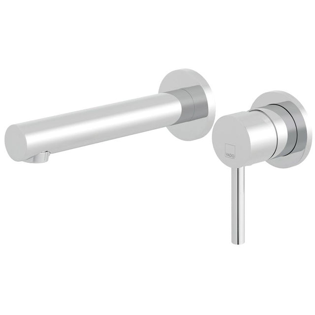 Vado Zoo 2 Hole Wall Mounted Single Lever Basin Mixer Tap - Polished Chrome - ZOO-109S/A-C/P