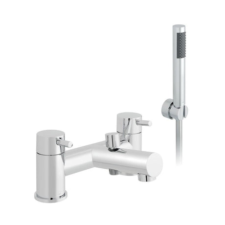 Vado Zoo Bath Mixer Tap With Shower Kit - Polished Chrome - ZOO-130+K-C/P