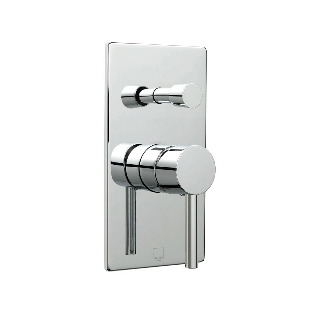 Vado Zoo 2 Outlet Manual Shower Valve with Diverter - Polished Chrome - ZOO-147A/SQ-C/P
