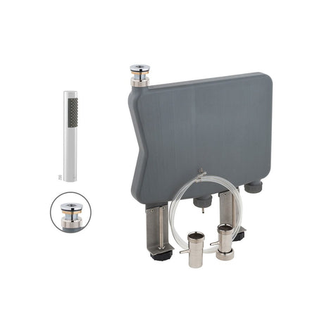Vado Zoo Capsule Kit with Round Handset - Polished Chrome - ZOO-CAPSULE-C/P