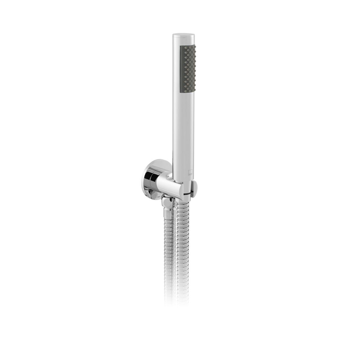 Vado Zoo Single Function Hand Held Shower Head with Hose Bracket and Integrated Outlet - Polished Chrome - ZOO-SFMKWO-C/P
