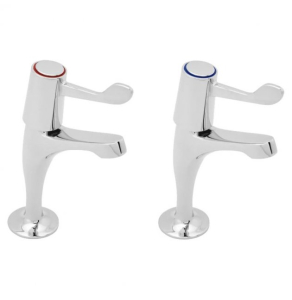 Deva Kitchen Sink Taps, 3 Inch Lever Handles, Pair, Chrome - DLT103 DLT103