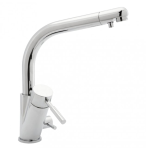 Deva Str3am Water Filter Mono Kitchen Sink Tap, Chrome - WFMS001 WFMS001