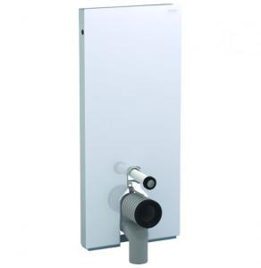 Geberit Monolith Modern Back to Wall Cistern Frame for Floor Standing WC 1140mm - White - 131.033.SI.5 131033SI5