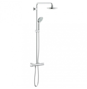 Grohe Euphoria Thermostatic 180 Fixed Head Bar Mixer Shower with Shower Kit - Chrome - 27296001 27296001