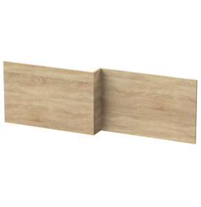 Hudson Reed Fusion Furniture Plinth and Square Front Bath Panel 520mm Height x 1700mm Wide - Natural Oak - OFF373 OFF373