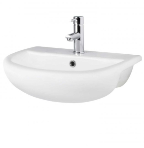 £369 basin RRP Openspace Gloss White 305 Bathroom Semi Inset Unit inc 