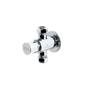 Inta Commercial Exposed Timed Flow Manual Shower Control 15 Seconds - Chrome - TF992CP TF992CP