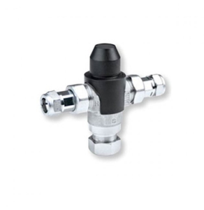 Inta Modern L Mix T Pattern Thermostatic Mixing Valve 22mm - Chrome - 60021CP 60021CP
