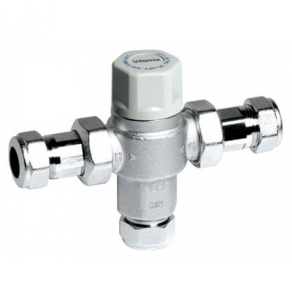 Intamix Thermostatic Mixing Valve 15mm - Grey - 40015CP 40015CP