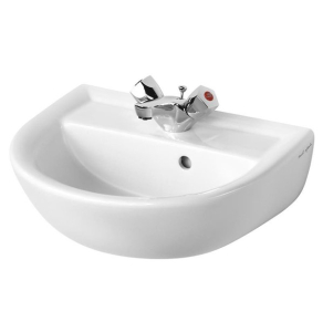 Armitage Shanks Sandringham 21 Wall Hung Basin 500mm Wide 1 Tap Hole AS10001