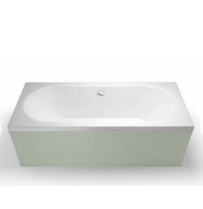 Cleargreen Double Ended Verde Rectangular Bath 1700mm Length x 700mm Wide - White - R8 R8